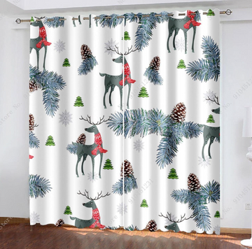 Animal printed budget opaque curtains