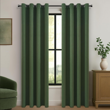 Green budget opaque curtains