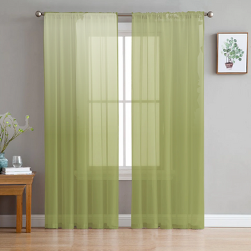 Pastel budget sheer curtains