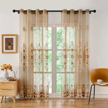 Bronze premium sheer curtains