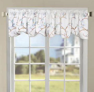 Embroidered valances