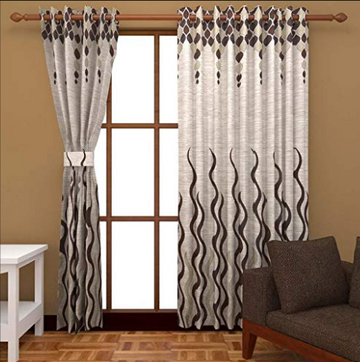 Light gray premium opaque curtains