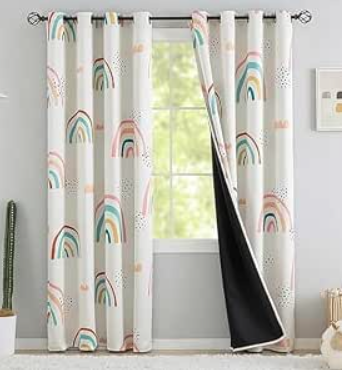 Rainbow budget opaque curtains