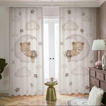 Teddy premium sheer curtains
