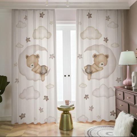 Teddy premium sheer curtains