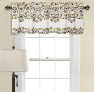 Black bohemian valances