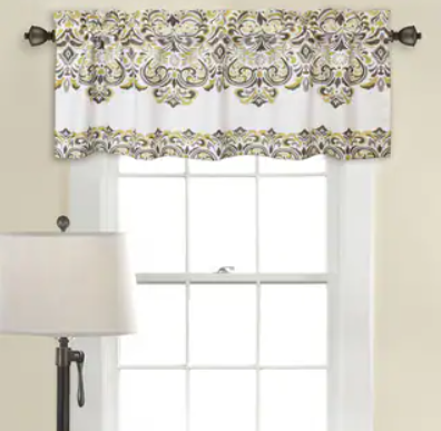 Black bohemian valances