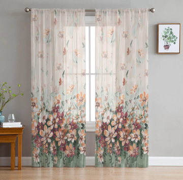 Spring premium sheer curtains