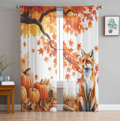 Autumn budget opaque curtains